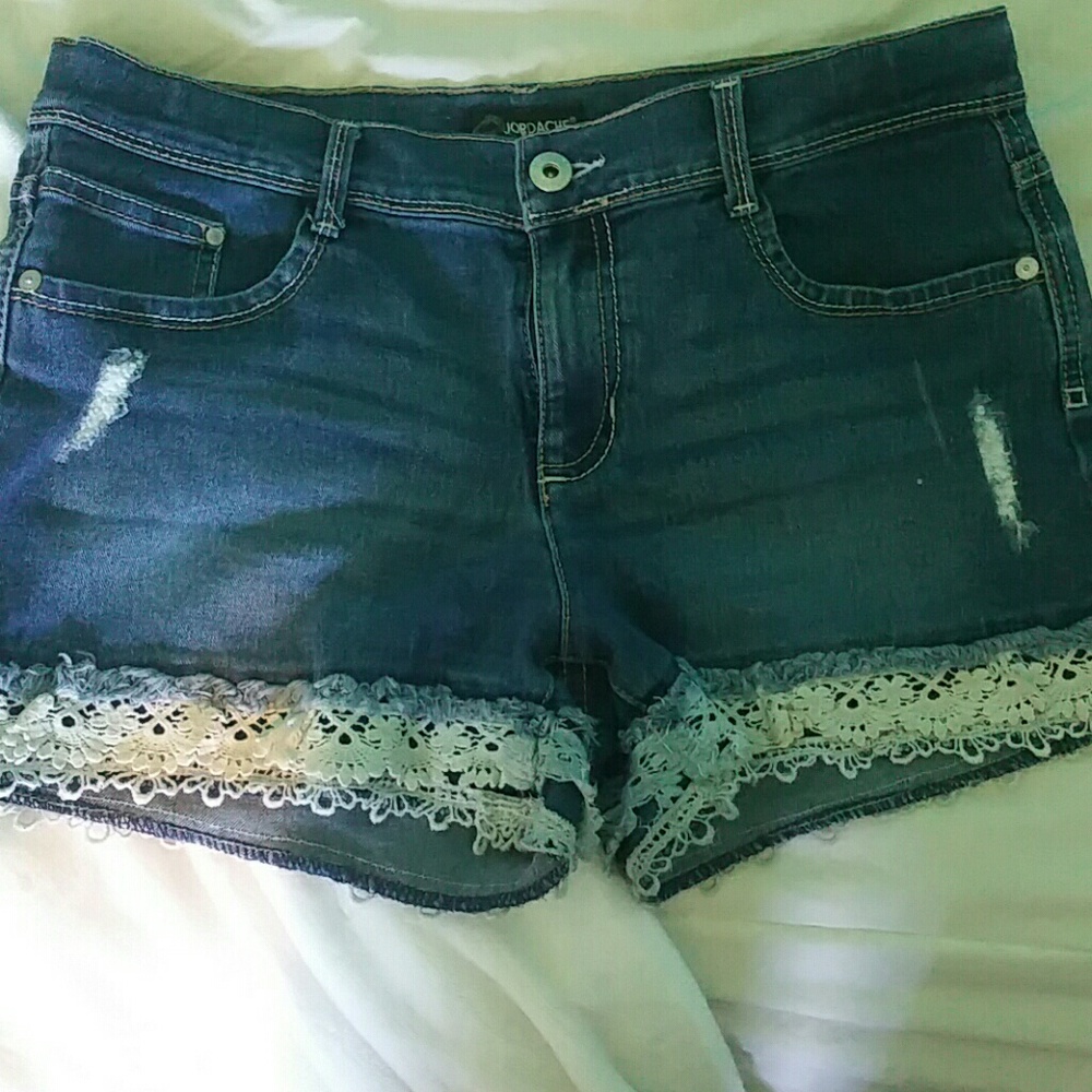 Denim shorts